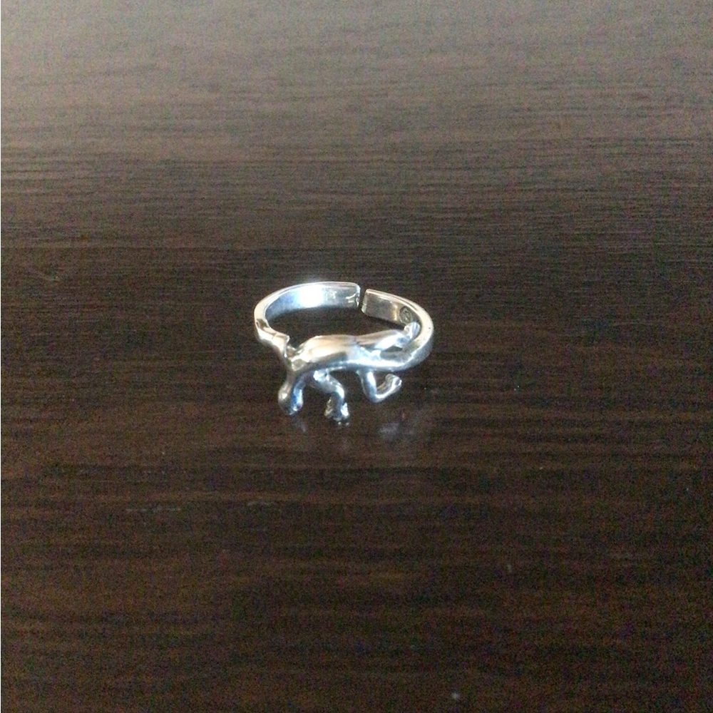 Sterling Silver Gecko Toe Ring